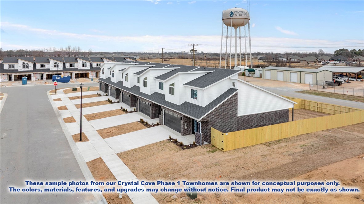 Introducing Crystal Cove Townhomes, a new construction 5-unit multifamily opportunity by Sunrise Homes designed for strong rental appeal and long-term performance. Each unit offers ~1,606 sq ft with 3 bedrooms and 2.5 baths, featuring a highly desirable primary suite on the main level, open-concept living area with vaulted ceilings, and an electric fireplace for modern appeal. Upstairs includes two bedrooms, a full bath, and a loft-style overlook. Each unit also includes a covered patio and private backyard space, enhancing tenant demand. With five units totaling 15 bedrooms, this property offers excellent rental potential across a broad tenant base. New construction provides reduced maintenance and strong income stability, making this an ideal addition to any investment portfolio.