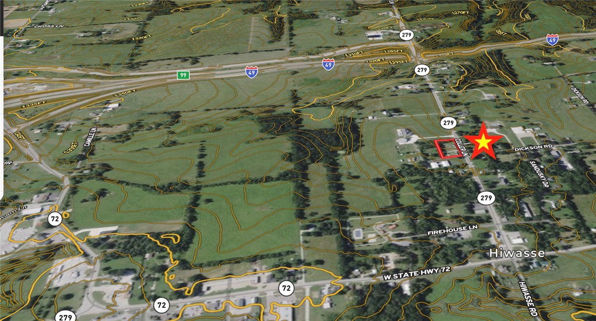 Also cross-listed as Commercial MLS Number 1348845
Prime open and level Highway Frontage with high visibility. 
Key Features: Premium Frontage: Direct access and high visibility on busy Highway 279.
Interstate Proximity: Located just 0.5 miles from the Interstate 49 (I-49) Exit 77 Centerton interchange.
Position your business perfectly to tap into the booming market in Northwest Arkansas. 
Ideal development site for retail, flex, or mixed-use projects.  
Clean Slate: Current portable building sheds on the property will be fully removed by the seller before closing. 
This vacant land offers unmatched logistical convenience for your next commercial or Industrial venture.
 Buyer to conduct own utility and zoning due diligence.