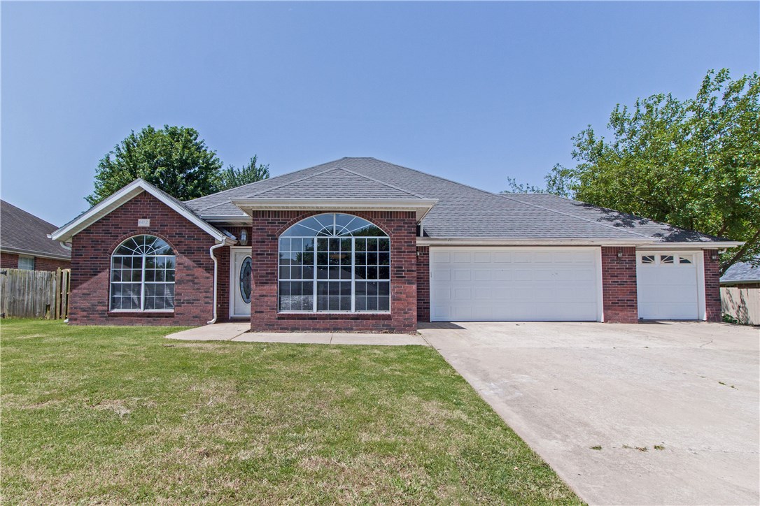 This family home has everything! Fantastic location near DGTC and 8th street exit, close to Downtown Bentonville and I-49 puts you in the heart of everything. Your family and friends will love the shaded backyard oasis with in-ground saltwater pool, pergola, and plenty of space to cook out or just lounge. 4BR, 2BA home has fresh paint and brand new carpet. Has spacious rooms and lovely built-ins in the living room. Home has been priced to sell and you won't want to miss it!