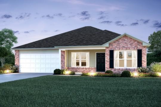 Great 4/2 split floor plan with raised ceilings 2 car garage. This home offers double pane low E windows and upgraded blown in insulation to help keep the bills affordable. Quiet country setting in Bentonville school district.