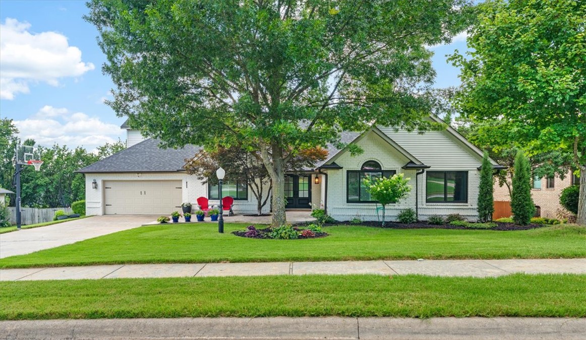 Stunning home in Savanna Estates with newly finished interior remodel! Come see this amazing 3,812 sq ft home with split floor plan with hand-scraped oak floors & Andersen windows. First floor remodel includes new wall and trim paint throughout, ELECTRIC BLINDS on all windows, chandeliers, etc. Kitchen offers quartz countertops, dual ovens (gas & electric), 6-burner gas range, vent hood, column frig/freezer, ice maker, compactor, & high-end appliances. Custom cabinets with under-cabinet lighting, walk-in pantry & cabinet pantry with rollout shelves. Newly renovated laundry suite has granite island, drop zone with stunning chandelier. Primary suite bath offers HEATED FLOORS, soaking tub, & zero-entry dual-head shower. Guest suite with full bath separated away from main bedrooms. Upstairs suite includes closet, full bath, office and craft room. Relax outside on new deck overlooking backyard and the iron-fenced in ground pool. The perfect entertaining family house!
