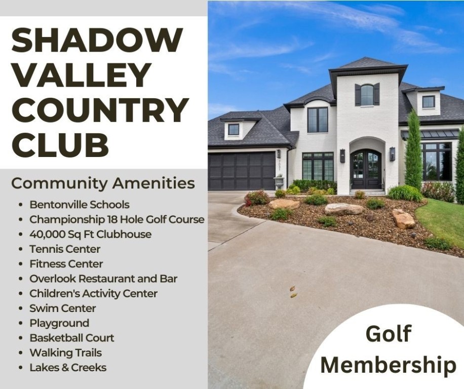 Stunning custom-built home located in the exclusive gated community of Shadow Valley Country Club is a dream come true. Golf membership included! Open floor plan boasts a large living room with engineered hardwood floors, tall ceilings, custom beams, custom floating cabinets and a stack stone gas fireplace as the focal point. Chef's kitchen features a large island, leathered marble countertops, Fisher Paykal upgraded matching appliances, 5 burner gas stove with griddle, double ovens, oversize fridge/freezer & walk-in pantry. The formal dining room is easily accessible through the butler's pantry with a wet bar. The primary bedroom is luxurious with easy access to the covered patio & hot tub. Spa-like bathroom featuring double sinks, walk in closet, soaking tub, and a zero-entry walk-in tile shower with double showerheads. Large bonus room on the second floor. The home offers tons of storage, a private covered patio area overlooking mature trees, extended patio and covered area with hot tub perfect for entertaining.