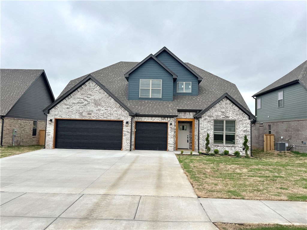 East Facing New Construction in Woodlands Crossing with 2 bedrooms downstairs (or primary with an office) and 3 bedrooms plus a bonus area upstairs. Several of the features in this home include upgraded 3 cm quartz counters throughout, upgraded tile backsplash, a designer brick fireplace, 4 disk lights in all of the bedrooms, custom closet layout with a dresser in the primary closet. Other amenities include custom cabinets with soft close hinges, stainless steel appliances with a designer gas range vented to the exterior, tall ceiling, low-e windows, designer lighting, luxury vinyl plank flooring, low-e windows, 2" faux wood blinds, full privacy fence with two walk gates, full gutters with downspouts, irrigation system in the front and back w/ an exterior control, lots of trees and more! Preferred lenders are paying up to $5,000 toward closing costs, prepaids, or discount points.