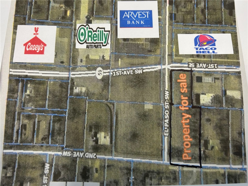 PRIME LOCATION in the heart of Gravette Ar. Build your business amongst other thriving business or use part of this 0.85 acre lot to build homes. The possibilities are endless. Move to Gravette today! Front parcel already zoned commercial and back parcel zoned residential. Road frontage on three sides including Highway 59 (1st Ave)!  Electric, water, sewer, and gas already on site!