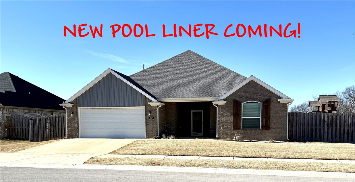 Beautiful 3BR/2BA split floor plan on corner lot. 1,788 SF with crown molding. This home has a fantastic backyard. 10X20 semi-inground pool and slab built for entertaining.  Property will be Sold As-Is. Don't miss this one, it's Great! New 10X12 storage building.