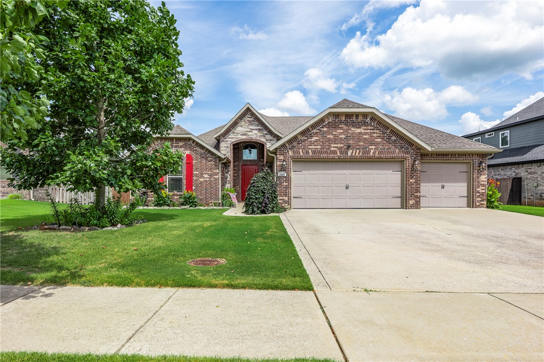 Exceptional care and pride of ownership are immediately apparent. Built in 2016 and lightly lived in, this home looks and feels nearly brand new, offering a split floor plan 4 bed and 3 full bathrooms, and 2,227 square feet of comfortable living space that accommodates everyday living as well as entertaining. Natural light fills the inviting interior, creating a warm and welcoming atmosphere throughout the home. The three-car garage provides excellent space for vehicles, storage, or hobbies, with Trager build in smoker/grill.  Located within the sought-after Bentonville School District, this property combines outstanding location with exceptional condition and lasting value.  Schedule your private showing and experience everything this beautiful home has to offer.
