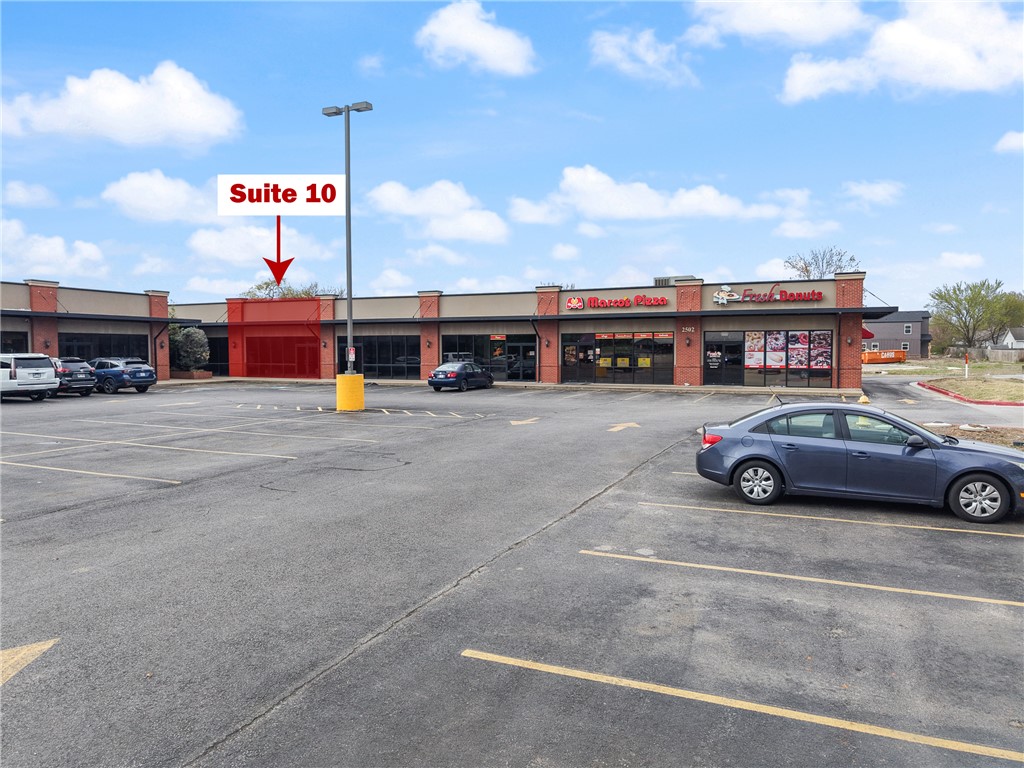 +/- 1,300 SF of prime commercial space available for lease just off SW 14th St in Bentonville, offering an excellent location for businesses looking to establish a presence in a high-traffic area. Positioned next to Marco's Pizza, this suite features a dedicated office, storage closet, open area that can be used as a waiting room or open workspace, and two restrooms. Previously used as a MedSpa space, all equipment in the space can be purchased for 70% of the actual value. Equipment includes saunas, cold plunge tubs, nuform machine ($75K), biometric scanner, hardwire and security system, massage chairs, towels, computer, reception furniture, and more. The property sits on the "going home" side of SW 14th St., which sees approx. 35,000 VPD, ensuring maximum visibility and accessibility. Additionally, it is conveniently located less than a mile from the Centerton Walmart Neighborhood Market, making it an ideal spot for retail, office, or service-oriented businesses.