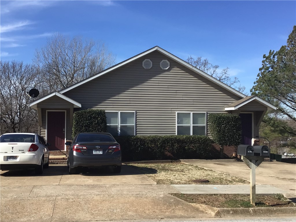 Great central Fayetteville duplex opportunity that is close to everything. This well maintained, higher end duplex can be a great investment or live in one side and rent the other. 3 bedrooms with 2.5 baths on each side. The open floor plan has lots of square footage and room for tenants and owner occupants alike.
