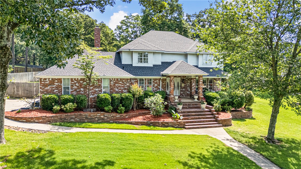 Exceptional single-owner residence situated on a beautifully landscaped and private 0.8-acre cul-de-sac lot in a highly sought-after neighborhood. Offering approximately 2,700 square feet of living space, this 4-bedroom, 3-bath home features an updated kitchen, two spacious living areas, a cozy fireplace, and a private balcony. Lovingly maintained and cared for by the same family for more than 30 years, this home showcases true pride of ownership throughout.
Step outside to your own backyard retreat, surrounded by mature trees that provide beauty, shade, and privacy. The impressive 1,000+ square foot deck overlooks the pool and fenced yard, creating the perfect setting for entertaining, family gatherings, or peaceful evenings at home. Additional features include a two-car garage, security system, laundry chute, and established landscaping. This rare offering combines space, privacy, and timeless care in a home that has been cherished for decades and is ready for its next owners.
