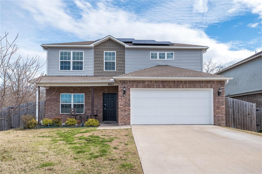 Experience comfort, space, and energy savings in this beautiful 4-bedroom, 2.5-bath home located in one of Bentonville's most desirable neighborhoods. Backing to a peaceful tree-lined creek, this home offers rare privacy and a truly serene setting right in the heart of town. You will love the bright open-concept layout, spacious kitchen with ample storage, and a private primary suite with a walk-in closet. The oversized bonus room upstairs is perfect for a second living area, playroom, office, or gym. Three additional bedrooms make the home ideal for families or anyone needing extra space. The solar panels significantly reduce monthly utility costs an outstanding perk for renters seeking long-term savings and energy efficiency. Enjoy a fully fenced backyard with natural views, plus a two-car garage and easy access to Bentonville's schools, trails, and major employers. A rare combination of space, privacy, and lower utilities this home has everything today's renter is looking for.