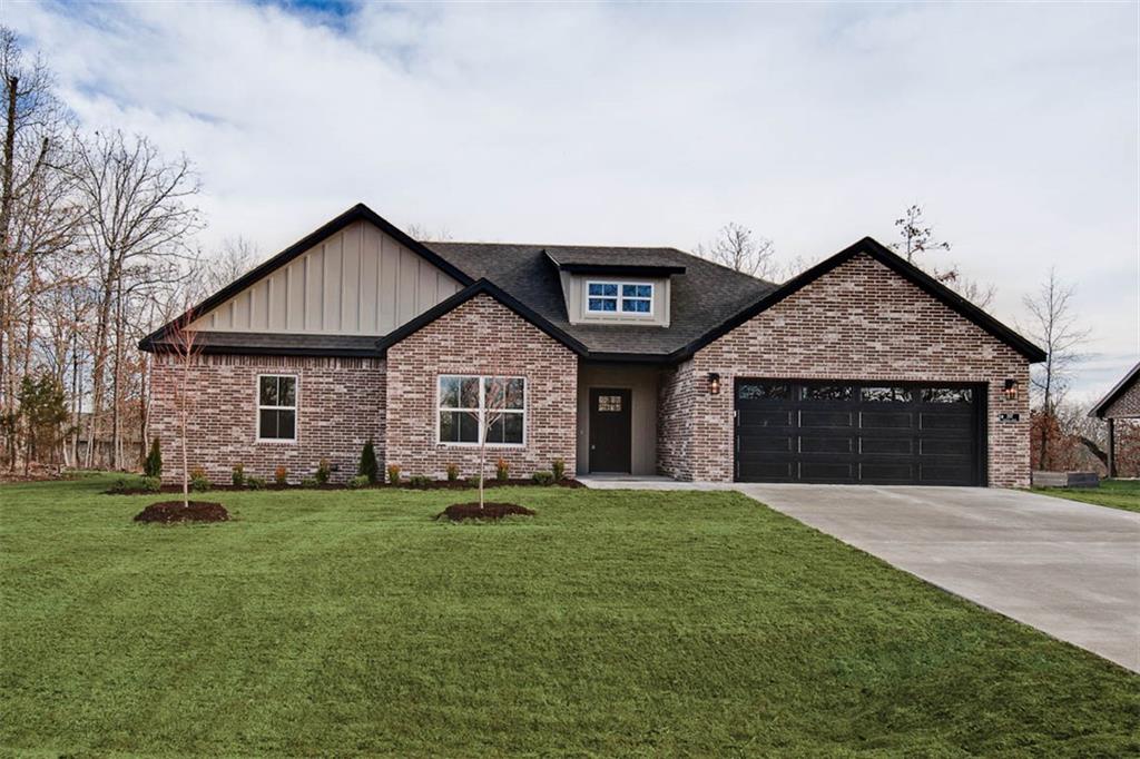 New construction on a flat wooded lot! Easy access to Branchwood Nature Trail and Recreation Center! Step inside to discover an inviting open concept design featuring beautiful floors that enhance the spacious feel of the home. NO CARPET! The stylish kitchen is equipped with a gas range, premium black stainless steel appliances, 3 cm quartz countertops, custom cabinets, and a walk-in pantry. Entertain or unwind in the living area, complete with a stunning fireplace, or step out onto the back covered deck to enjoy the peaceful surroundings. The primary suite features a large walk-in tile shower!