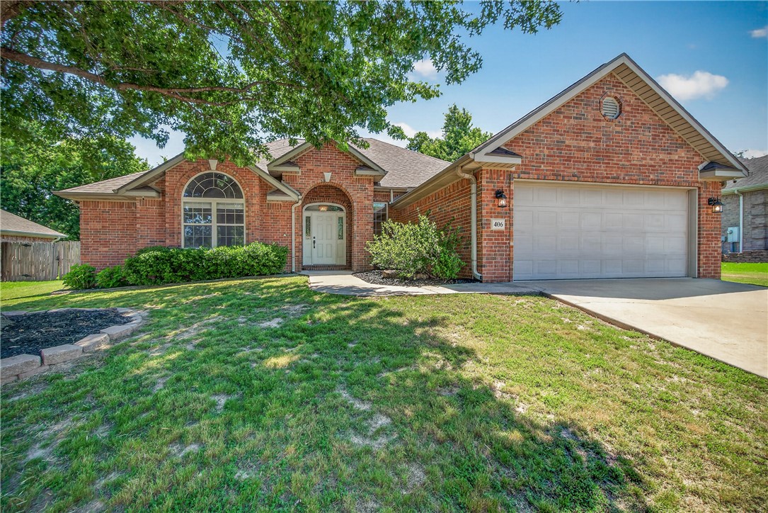 Located in a highly sought-after area, this property offers the perfect blend of privacy and convenience. This home is right next to the popular Coler Mountain Bike Preserve, providing endless opportunities for outdoor adventures but still very close to downtown Bentonville. Spacious and inviting living room that features large windows that allow natural light to flood the space. The open floor plan seamlessly flows into the dining area, making it perfect for entertaining guests and spending quality time with family. The primary bedroom boasts a luxurious en-suite bathroom and walk-in closet, creating a private oasis for ultimate comfort with a private door leading to the patio. The other two bedrooms are equally spacious. The outdoor space is a blank canvas and with plenty of room for outdoor activities and entertaining. Home has been freshly painted and brand new carpet throughout! Don't miss your opportunity to live close to trails, close to downtown, and close to everything that Bentonville has to offer!