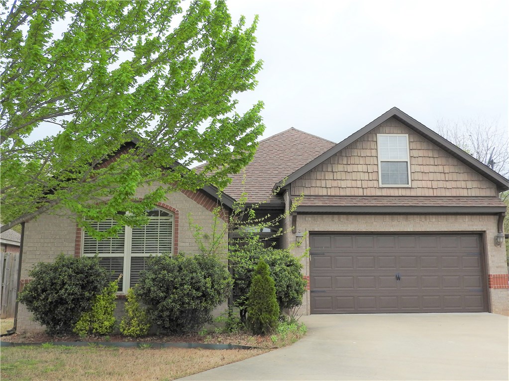 Large bonus room upstairs. Built by Roth lots of upgrades. 1/2 mile to Wal-Mart IT. Fenced yard. Owner pays for yard care. Must see Like New.