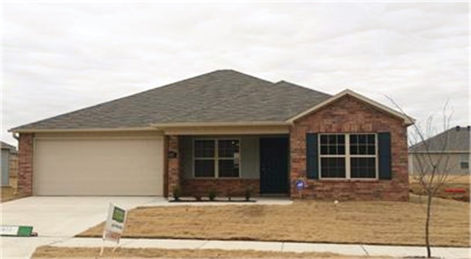 Be the first to live in this brand new 4 BR, 2 BA home, w/2 car garage in E. Fayetteville.  Large, open living room w/ vaulted ceilings in entryway.  Beautiful vinyl plank flooring in living room/kitchen.  Master bath has 2 vanity sinks & tiled tub/shower combo, large walk-in closet. Kitchen is open to living room & has eat-in dining area. All new appliances: side-by-side refrigerator, glass top range, built-in microwave, dishwasher. Call today! This home won't last long! No students please.