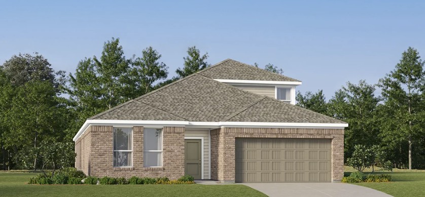 Welcome home to the Jagger floorplan! This new two-story home offers a convenient design ideal for modern lifestyles. Three bedrooms are located at the front of the home near a versatile flex space, perfectly suited as a comfortable office. A nearby open-concept floorplan with access to an inviting covered patio encourages simple entertaining and transitions. At the back of the home is a luxurious owner’s suite, offering direct access to a full bathroom and walk-in closet. A flexible game room comprises the second level.