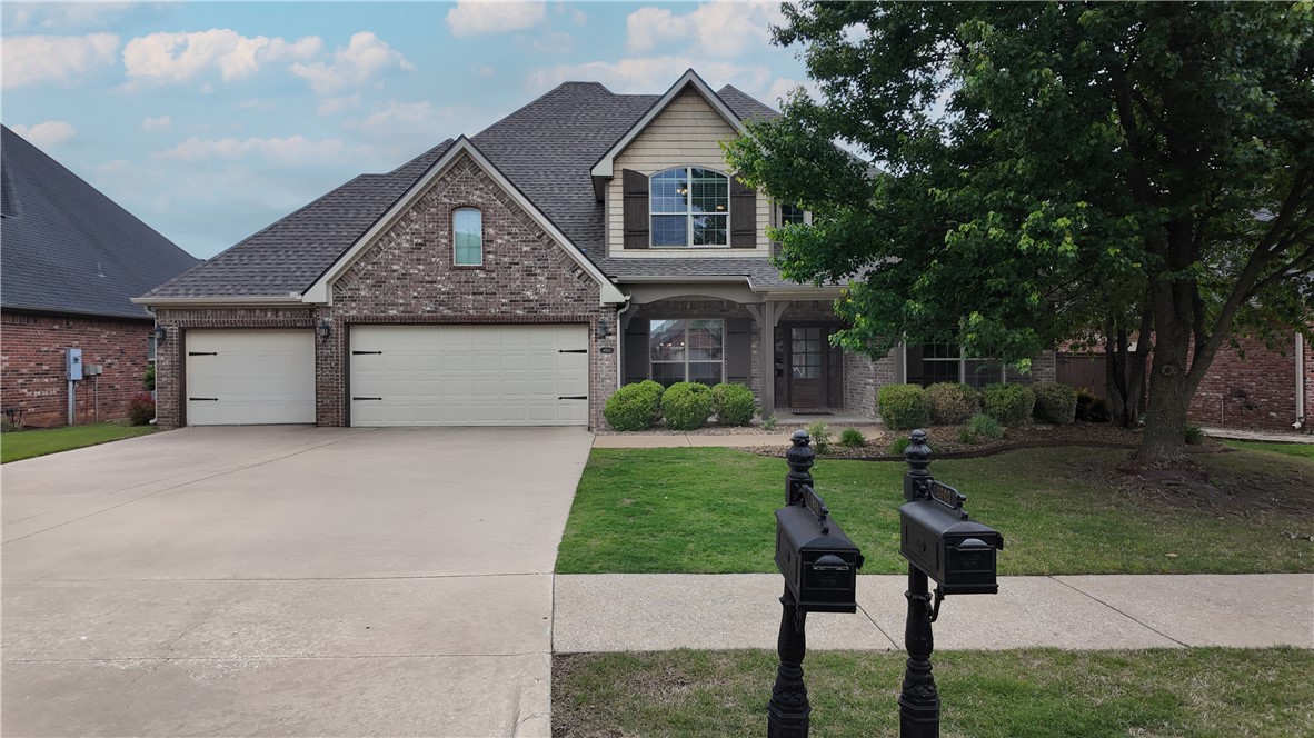 Nestled in the sought-after Lochmoor Club, this home offers both location and opportunity. Lochmoor Club offers a location near top-rated schools and the Bentonville Community Center, as well as a neighborhood pool, tennis court, and a strong community. Lovingly maintained by the same family for more than fifteen years, this home is ready for its next chapter. Well cared for and full of potential, it offers a true blank slate for buyers to make it their own. The layout features a primary suite on the main level, along with an office and half bath—the office could also serve as a bedroom. Upstairs are two bedrooms with private baths and a large bonus room with a closet, ideal as a media room, game room, or additional bedroom. The spacious backyard stands out with mature trees, offering a more established feel. A three-car garage and inviting front porch complete the home. A wonderful opportunity to create something truly your own.