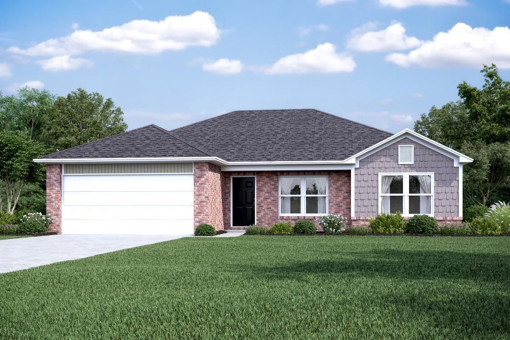 Check out this new construction home in an up and coming community. 3bd 2ba split floorplan w/ open concept that shows off a large bar top between kitchen and living room. perfect for entertaining. Master suite is very spacious with over-sized walk-in closet. Home is complete w/ craftsman cabinetry, LED lighting, and LVP flooring. *Eligible for up to $5,000 of Buyers Closing Costs paid if using a preferred lender & title company. * Closing costs can be used for rate buydown, closing costs and options. Closing costs cannot be used for sales price reduction. Home includes 2-10 warranty. Photos are not actual and are of similar model.