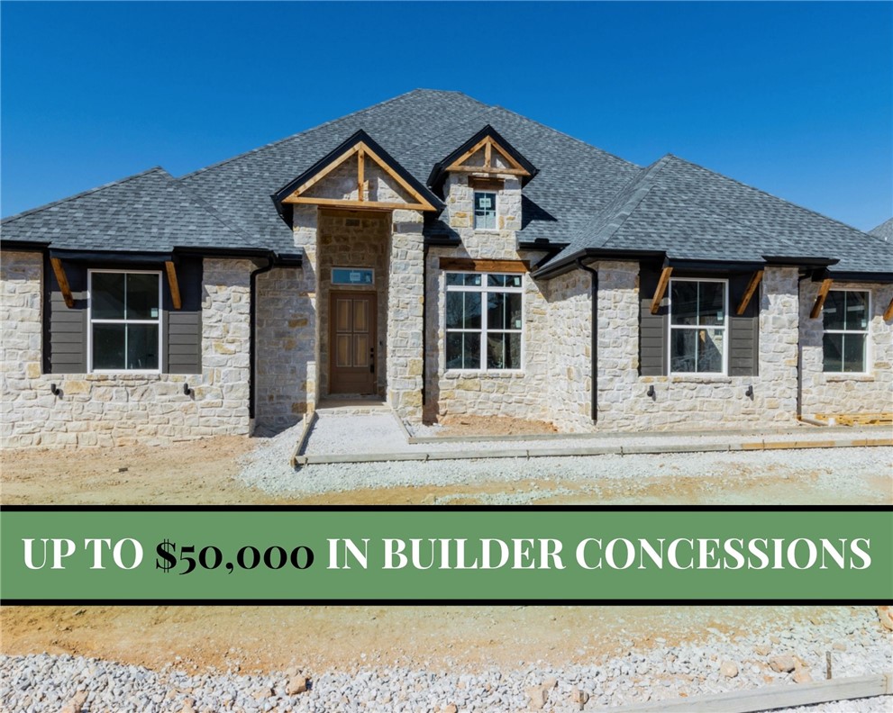 Welcome to elevated new construction in the highly desirable Big Sky subdivision. This 4-bedroom, 3-bathroom home with a spacious bonus room offers a seamless blend of comfort, design, and craftsmanship all on one story. Thoughtfully curated finishes set the tone throughout, including striking high-end wood cabinetry and a chef-inspired kitchen featuring a premium range and oven. The open-concept layout flows effortlessly into the main living area, highlighted by a statement indoor fireplace and tiled. Designed for both everyday living and entertaining, the covered back patio extends your space outdoors, complete with a cozy outdoor fireplace for year-round enjoyment. This Big Sky home delivers the luxury lifestyle you’ve been looking for.