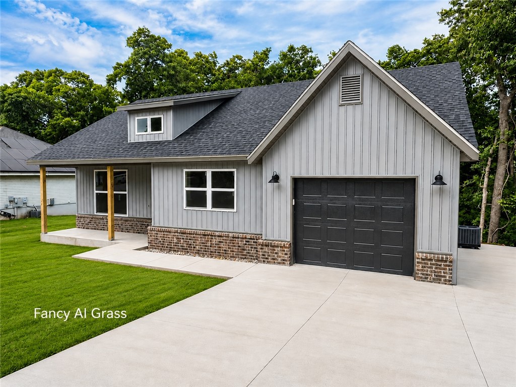 From the moment you step inside, you'll appreciate the thoughtful design and elevated finishes that make this new construction home stand out. Bright, inviting spaces are paired with durable luxury vinyl plank flooring, quartz countertops, and a spacious kitchen island designed for both everyday living and entertaining. The efficient layout maximizes comfort without unnecessary upkeep, making it an ideal option for those looking to spend less time maintaining and more time enjoying life. Located just a short distance from the Bella Vista Bypass, you'll have easy access to all that Bella Vista has to offer. Stylish, functional, and move-in ready, this home is proof that great design comes in all sizes.