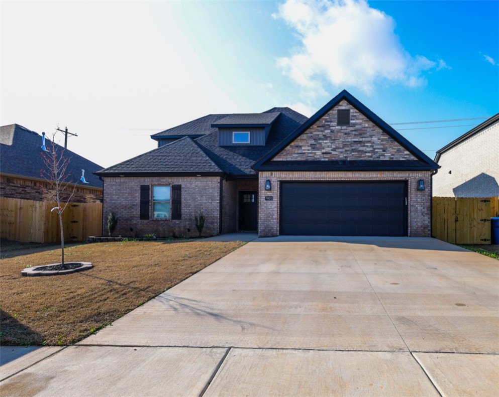 Brand-new construction in the highly desirable Walnut Grove Estates in sought-after Bentonville. This 4-bedroom, 3-bath home is just minutes from Vaughn Elementary School, XNA Airport, shopping, dining, and everyday conveniences. Thoughtfully designed w/ quality finishes throughout, the home features wood flooring in the main living areas and primary suite, granite countertops, custom cabinetry, built-in appliances, & a spacious kitchen island. A floor-to-ceiling stone fireplace highlights the living room, & ample closet space adds functionality. The primary suite offers a relaxing retreat w/ a soaker tub, custom tile shower w/ dual shower heads, and an oversized walk-in closet. Fence, blinds, and gutters are included in the purchase price. Future neighborhood amenities include a pool, walking trails, fishing ponds, and additional POA features. Seller is offering $10,000 toward closing costs, rate buy-downs, or appliance upgrades, plus preferred lender offering up to $3,500 toward rate buy-down or closing costs.