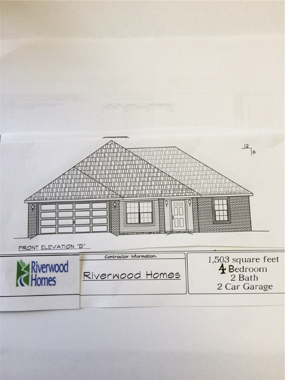 4 Bdr/2 full bath all brick home under construction-built by Riverwood Homes. Blinds & gutters, ceramic tile, carpet, crown molding, gas fireplace, granite counters in kitchen/bathrooms, stainless steel appliances in the kitchen. Master Suite includes whirlpool tub and walk-in closet. fully sodded yard with professional landscaping in the front. Garage door opener/key pad entry/pull down attic storage-These homes include it all. Seller will pay $2,500 of buyers closing cost! Agent is related to builder.