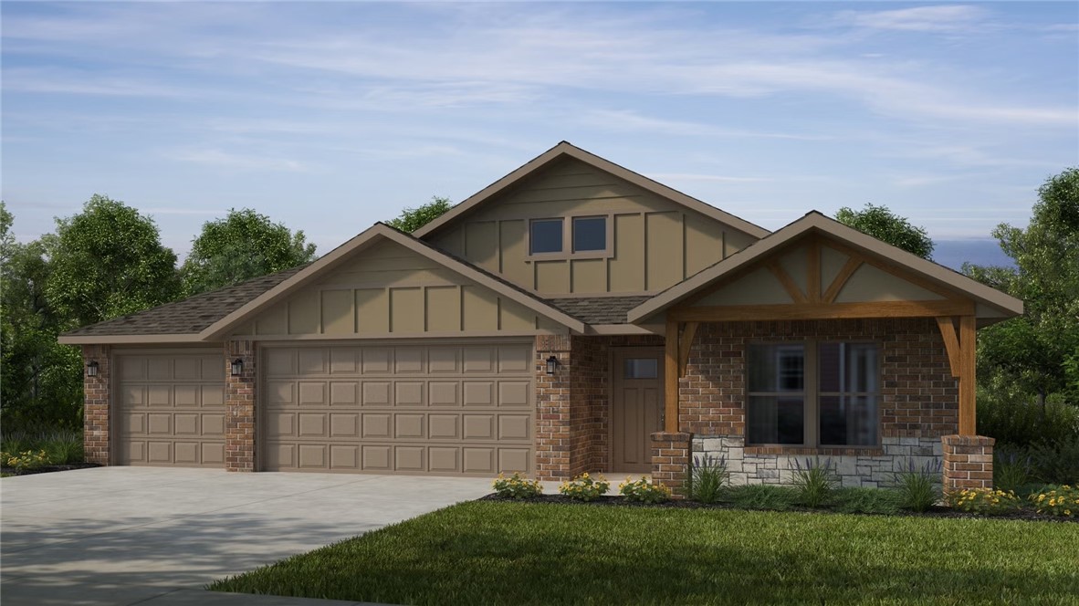 This spacious 4 bedroom, 2-bathroom home offers 1,950 square feet of smart, stylish living. From the moment you step inside, 10-foot ceilings in the entryway, kitchen, and living room to create a grand, open atmosphere. The primary bathroom includes dual vanities for added comfort. As part of our 1950 3-Car Series, this plan also includes an upgraded third-car garage, providing extra space for storage, hobbies, or additional vehicles. With the luxury feel of a larger home and a layout designed around your lifestyle, this plan delivers more of what matters, right where you need it.
Taxes are subject to change based on new construction.