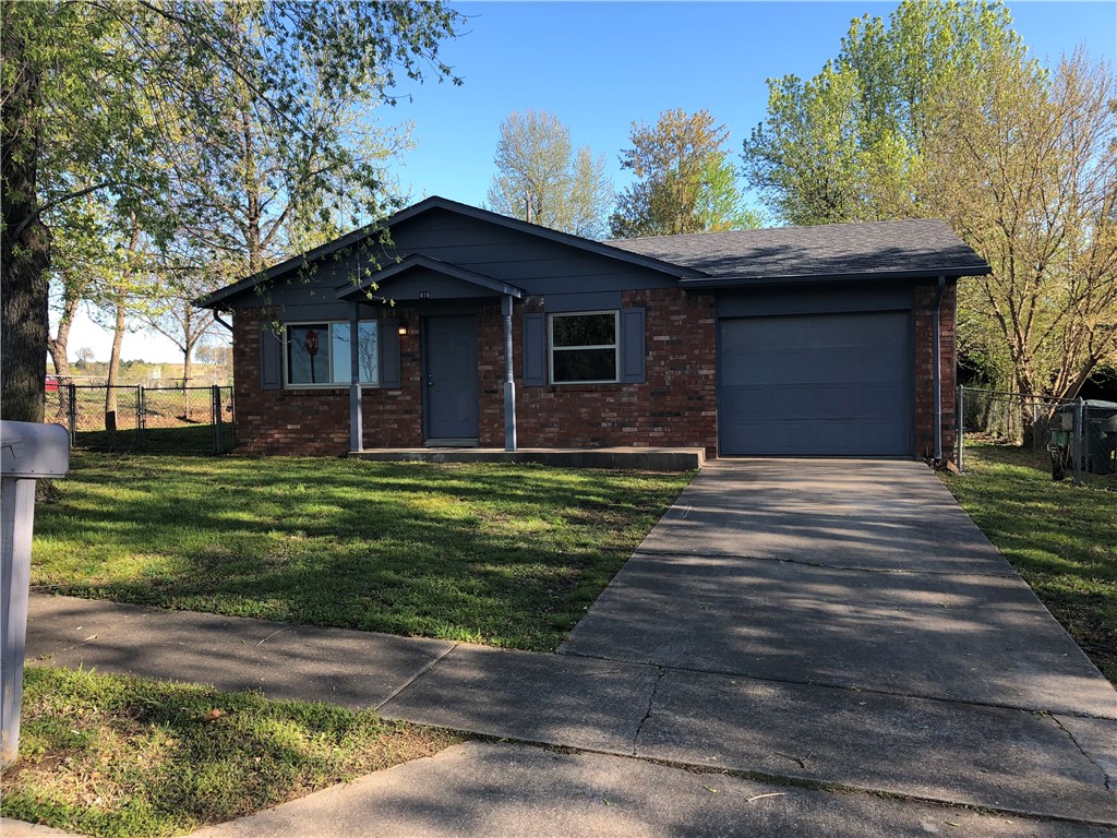 Newly remodeled - flooring, lights, paint and kitchen appliances. Refrigerator and lawn care included. Great location! Agent owned.