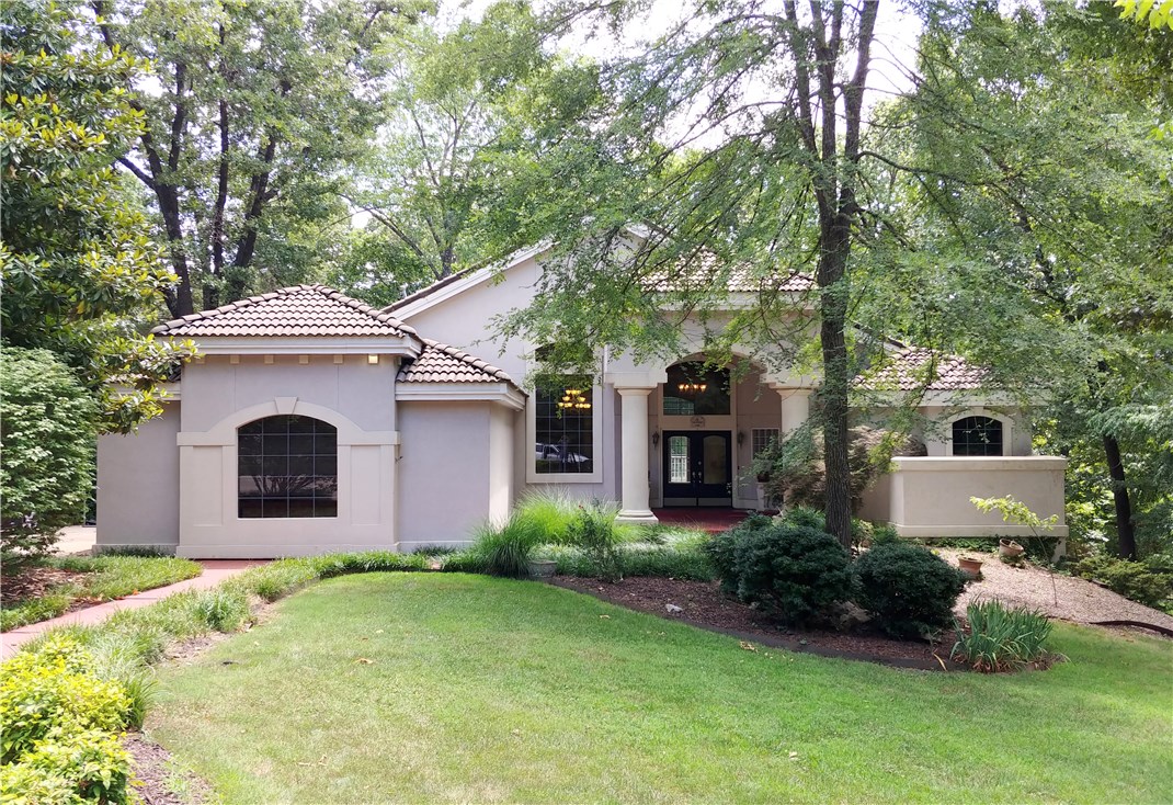 Situated On A Serene 1.39 Acre Lot Surrounded By Mature Trees In A Park Like Setting w/ An In Ground POOL. This Price Point Doesn't Come Around Often In N. Bentonvilles Upscale Hanover Subdivision. Several High Dollar Updates Have Recently Been Completed Including A Stunning All New Kitchen w/ A Ton Of Cabinet Space, Granite Counters, Gas Cooktop, Double Oven & More. New Heat/Air; Water Heater. Roof Replaced Less Than 5 Years Ago. Master Suite + 3 Beds Up w/ 2 Full Baths. Lg Bonus/5th Bed + Full Bath Down.