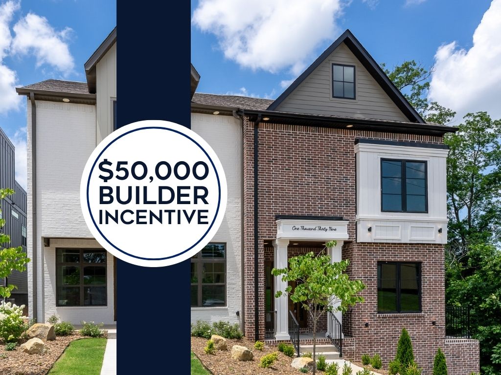 This luxury townhome offers a rare 0.20-acre lot in the heart of Downtown Bentonville. Backing directly to Park Springs Park and Bentonville's world-class trail system, the park becomes your backyard. Inside, bespoke finishes, a one-of-a-kind music nook, and spaces designed to impress and live in equally. Currently 3 bedrooms with bonus room; modified floor plan shows 4th bedroom option. Third-story deck overlooks the park and trails; private deck off the primary suite offers a quiet retreat. 3,537 sq ft | 3.5 bath | oversized two-car garage. Located in the Bentonville School District with easy access to Crystal Bridges, The Momentary, downtown Bentonville, and the Walmart Home Office. POA covers landscaping, exterior window washing, and Christmas lights — true lock-and-leave living. Now offering a $50,000 builder incentive/home customization package: rate buydown, closing costs, or personalize before you move in.