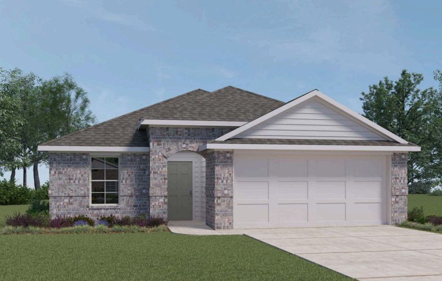 Amazing Abbott plan in Brentwood Village, located in Springdale, close to the C.L. "Charlie” and Willie George Park that consists of walking trails, dog park, splash pad, ball fields, and tennis courts close to the Don Tyson Parkway, near the highly sought-after Don Tyson School of Innovation and other schools. These brand-new homes will have a 4-side brick exterior with siding per plan! Single-story homes will have LVP throughout, while two-story homes will have carpet on stairs, in upstairs bedrooms and common areas. Kitchen will have lovely appliances, including a gas range, quartz countertops, and tile backsplash. The Primary bedroom has a fabulous ensuite with a walk-in shower and quartz countertops. LED lighting throughout. High efficiency AC with programmable thermostat. Come find your dream home today! Taxes and Parcel TBD.