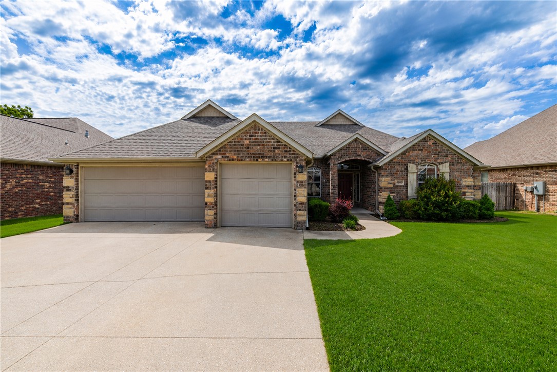 This beautiful, well maintained home is ready for it's new owners.  You can't beat the location with being less than a half mile from elementary, middle and junior high schools. The home features an open layout with a spacious living room and kitchen, two pantries, oversized laundry room and three car garage.  Large primary suite with oversized walk-in closet.  Primary bath has a whirlpool tub and walk-in shower.  Community Playground and Pool is located 3 houses down.  Freshly painted, professionally cleaned including carpets.  Roof replaced in January 2023. Kitchen appliances are two years old.