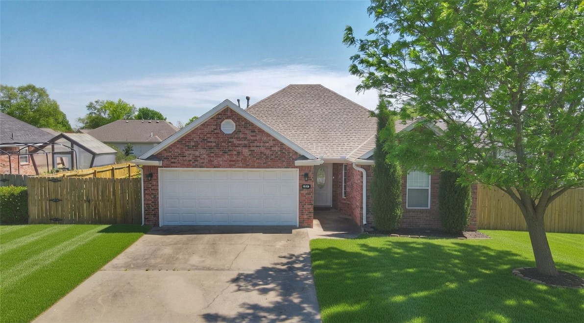 Immaculate one-level living awaits in this meticulously maintained 3-bedroom, 2-bath home. Open floor plan invites seamless entertaining, highlighted by granite countertops and durable vinyl plank flooring throughout. Updated with modern touches this is move in ready -  (refrigerator included).
Perfectly positioned just minutes from Bentonville's vibrant downtown, top-rated schools, and thriving dining and shopping scene, this gem puts you right in the heart of it all. An ideal entry point for first-time buyers seeking affordable charm with solid bones, or savvy investors eyeing a solid rental opportunity in a growth-focused community.