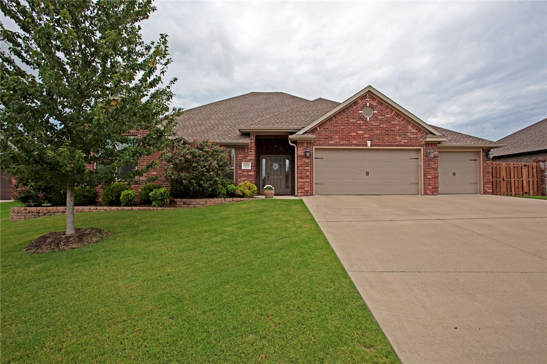 Beautiful home in desirable Cross Creek Neighborhood with close access to shopping, dining, grocery and  Elementary school. 4BR/2Bath home with split floor plan. Hardwood floors in all living areas of home. Granite counters. Separate dining room that can be used as an office. Master bathroom includes over-sized tub with walk-in shower. Spacious, fenced in backyard with irrigation. Three car garage. Neighborhood Amenities included numerous walking trails, pool, pavilion, and neighborhood playground.