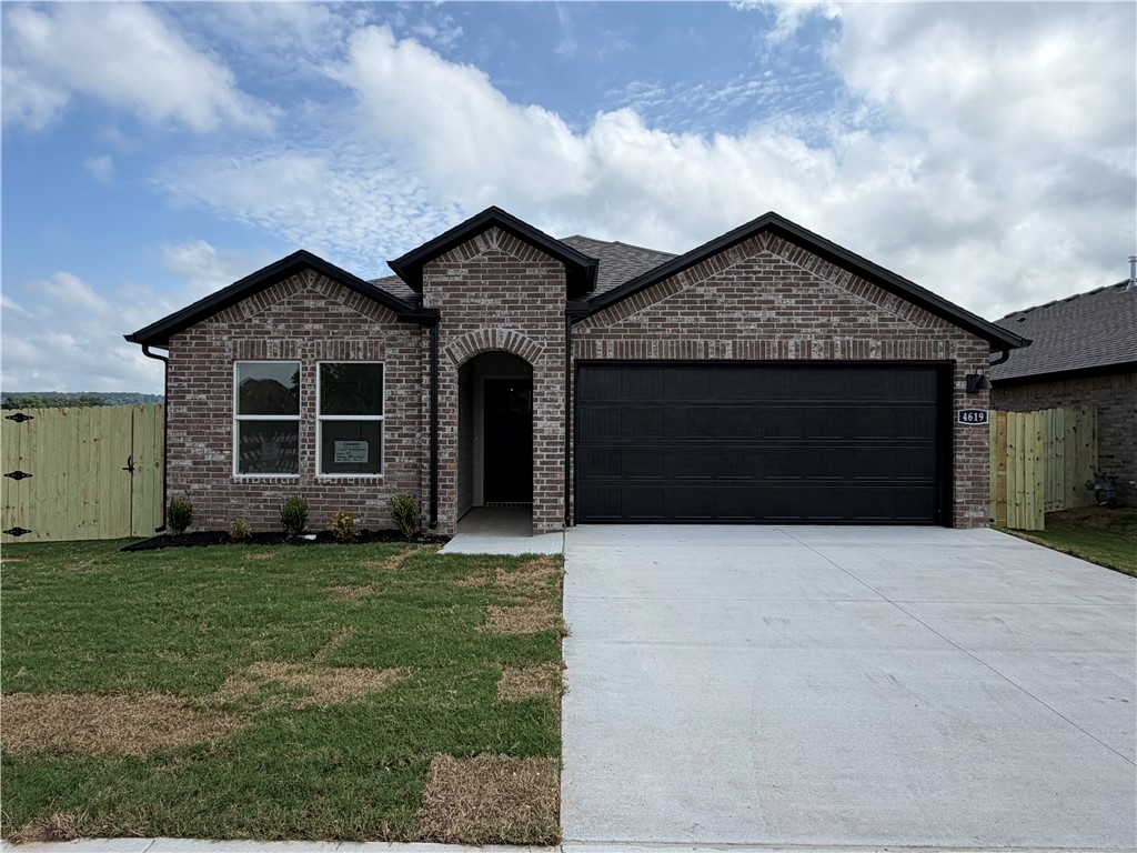 Sold before print! The Lovely Harris plan in The Element, in beautiful Fayetteville, AR! This home offers 4 bedrooms and 3 full bathrooms! Upon entering, you’ll find a spacious living room and kitchen open to a dining area! The kitchen boasts beautiful quartz countertops, a gas range, and pantry. The primary bedroom features an ensuite with quartz countertops with double sinks and a walk-in shower! This home will have LVP flooring throughout. The exterior will feature brick and siding per plan and a covered patio per plan. Homes in this neighborhood are equipped with a programmable thermostat that allows you to effortlessly control your environment with the touch of a button. Landscape package! Garage Door opener! Taxes and parcel number TBD.