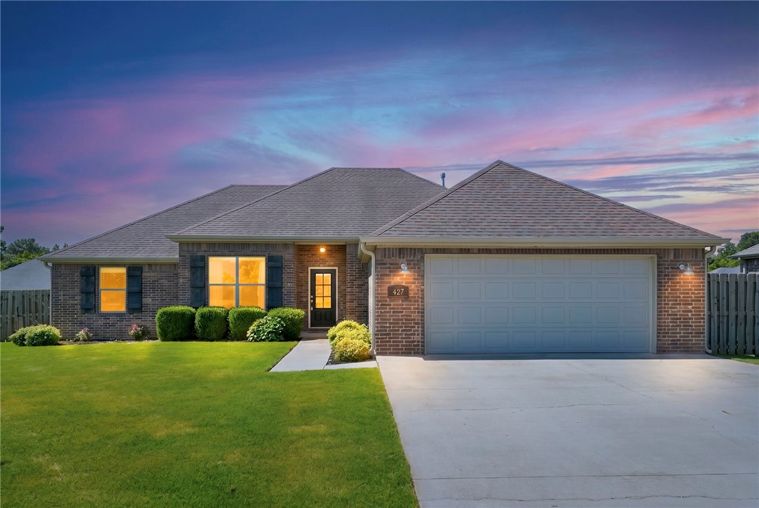 Welcome to 427 La Riata in Farmington, Arkansas! This beautiful home offers the perfect combination of comfort, convenience, and upgrades that make everyday living easier. From the moment you arrive, you’ll notice the wider driveway providing extra parking and flexibility compared to many homes in the neighborhood.

Step inside to find a well-maintained home with no carpet throughout, offering a clean, modern feel and easy maintenance. The owners are also leaving the iron curtain rods and draperies, saving you time and expense after move-in.

The backyard is where this home truly shines! Enjoy the extended concrete patio that creates additional outdoor living space perfect for grilling, entertaining, or relaxing. After a long day, unwind in your own hot tub that stays with the home.

Located in growing Farmington with easy access to everything Northwest Arkansas has to offer, this home is move-in ready with upgrades already completed. Come see what makes this one stand out!