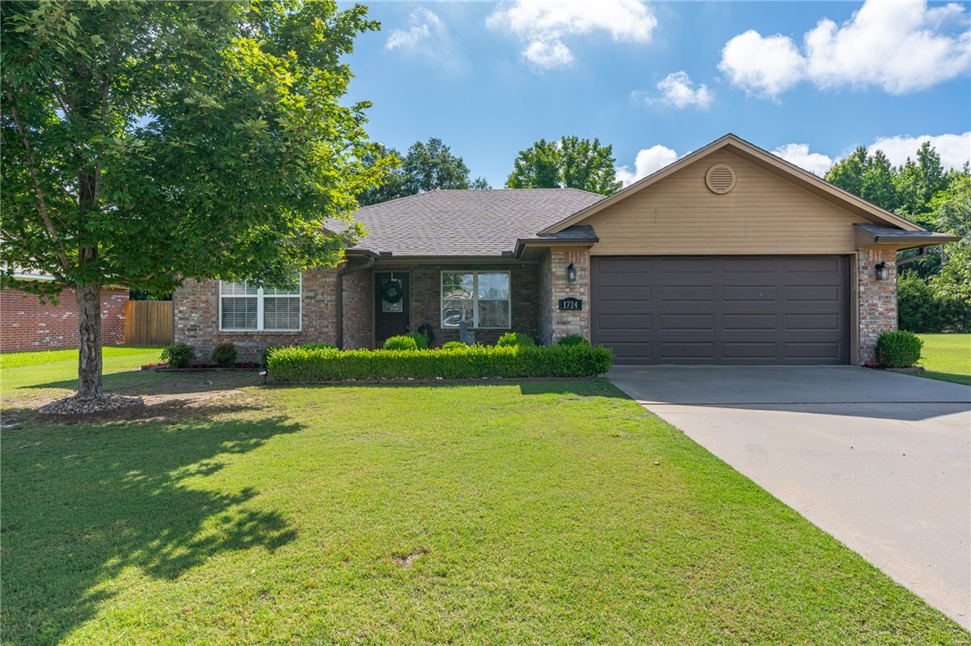 Welcome to this well-maintained home in the desirable Riley Estates subdivision of Alma! From the moment you arrive, you’ll appreciate the excellent curb appeal with attractive landscaping in both the front & back yards. Recent updates include a newer roof and gutters, both replaced within the last five years. Step inside to an open-concept floor plan designed for comfortable living & entertaining. The kitchen offers an island for additional workspace, a newer microwave, & a new garbage disposal. The split-bedroom layout provides added privacy, while the spacious primary suite features a tray ceiling and walk-in closet. Additional upgrades include a smart garage door opener, insulated garage door, brand-new water heater, and an HVAC system that is approximately five years old. Whether you’re a first-time homebuyer, looking to downsize, or simply searching for a move-in ready home, this property is must-see. An adjacent lot is also available for purchase separately.