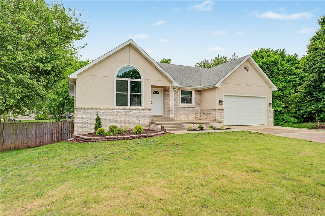 Priced below appraisal... Check out this fully remodeled  four bedroom, three full bath home within walking distance to schools, parks and entertainment in Prairie Grove.  Located at the end of cul-de-sac, across the street from a school on a large .61 acre lot with an in ground private pool.  Set up to entertain with four bedrooms, three full bathrooms, two separate living areas and multiple covered outdoor areas. Pool has new pump, new filtration system and new liner with a transferable warranty.  Hvac replaced 2023, new hot water heater and roof replaced in 2020.  New kitchen tile backsplash (mosaic glass) new granite countertops, new composite granite sink, stainless energy star appliances, marble bathroom countertops, new lighting, new fixtures, new showers, new tile in bathrooms, new mirrors, , new oaint on interior and exterior, two covered patios, one covered porch and a hot tub.  Laminate flooring added downstairs, real wood floors added upstairs,  flower beds and landscaping added, two new exterior doors.