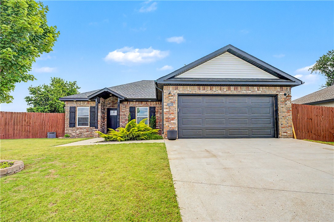 Welcome home to this move-in ready 3-bedroom, 2-bathroom gem offering the perfect blend of modern style, comfort, and Northwest Arkansas charm! This newer-build home shows like a model — meticulously clean and loaded with thoughtful upgrades throughout, including stainless steel appliances, designer finishes, and an open-concept layout that makes everyday living and entertaining a breeze. Step outside to one of the home's most unbeatable features — a serene backyard that backs directly up to an open field, delivering stunning unobstructed views, abundant natural light, and the kind of privacy that's nearly impossible to find in today's market. Turn-key, low-maintenance, and tucked into one of NWA's most desirable areas — this rare combination of newer construction, upgraded finishes, and unmatched views won't last long. Schedule your private showing today!