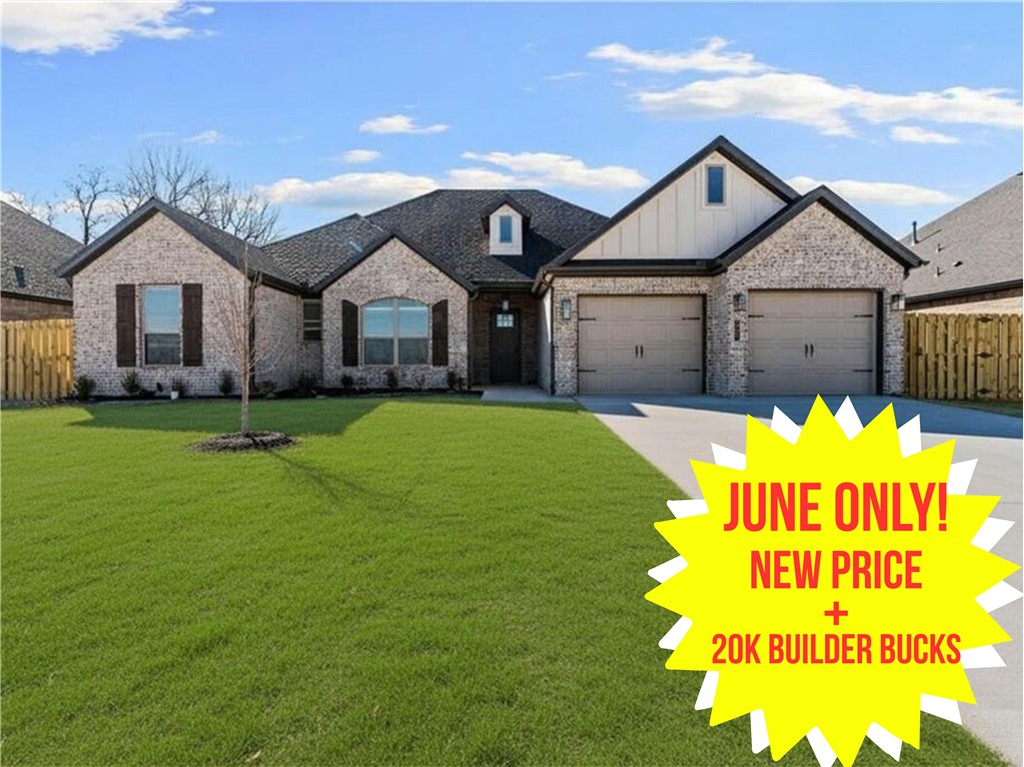 The June Promo Starts Now! This isn’t just a sale — it’s a new community launch celebration making the path to home ownership more accessible than ever before. Contract In June on this home and unlock 30,000 in savings. 10,000 price reduction off sales price + 20,000 in builder concessions for a total of $30,000 in instant savings. In addition fence, blinds, and gutters are included. Join us every Saturday and Sunday 1-4 for the month of June to tour this incredible community. (Ask about additional lender incentives available.)