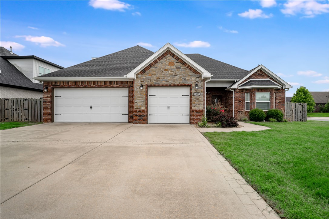 This 4 bedroom, 3 full bath, 3 car garage home with all the updates is waiting for you! With lots of cabinets and pantry, SS appliances, granite countertops throughout, open living with great lighting. Split floor plan. Bonus/media or 4th bedroom & full bath upstairs. Large master with jacuzzi/ stand up shower. And covered patio/ large fenced corner lot for privacy. Pets negotiable with additional deposit and rent. Refrigerator, washer and dryer included. Credit and background check required.
