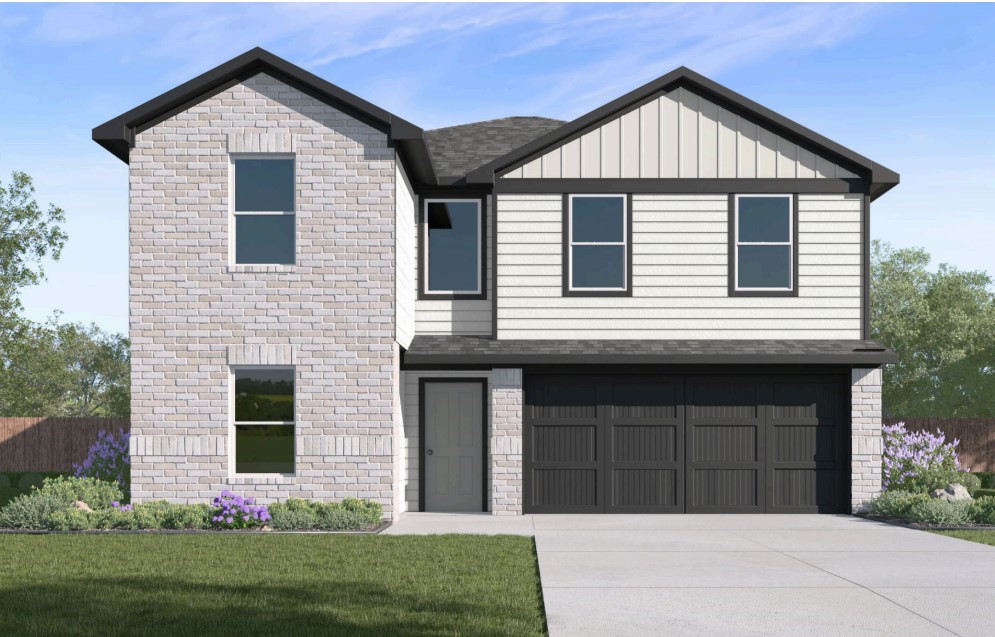 The Dashing Daphne plan in Whispering Springs offers 5 bedrooms and 3 bathrooms! A secondary bedroom is located on the first floor, while the primary and all other bedrooms are located upstairs. Upon entering, you’ll find a spacious kitchen open to the dining area and living room, perfect for entertaining! This plan features an upstairs game room! The downstairs will have LVP throughout, with carpet in all bedrooms, game room and on the stairs. The upstairs ensuite features a walk-in shower! These homes will have brick with Hardie® siding per plan. Parcel and tax TBD. HOA will have a $100 cap fee.