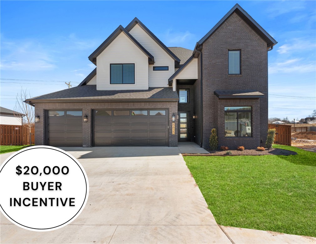 Up to $20,000 INCENTIVE-$17k from Builder and $3k from preferred lender for closing cost etc. Sought after community of Aurora. Stunning two story living room with soaring ceilings, tiled linear fireplace, custom beams, engineered wood flooring & light streaming through ample amount of windows. Kitchen features large custom stained island, quartz countertops/backsplash, pot filler, gas cooktop, custom cabinets to the ceiling, double ovens, walk in pantry! Home features a secondary bedroom on the main level that would also be a perfect study. Primary bedroom with wood floors, painted accent wall & luxurious ensuite bathroom. Primary bath with double vanities, walk-in tile shower & stand alone soaking tub. Upstairs features two large bedrooms & bonus room with wet bar. Huge covered patio overlooking lot! Aurora residents have access to TONS of community amenities. Adult pool, family pool, bike repair station, dog park, elevate fitness course, sports court, open air clubhouse & playground! Internet included in POA!
