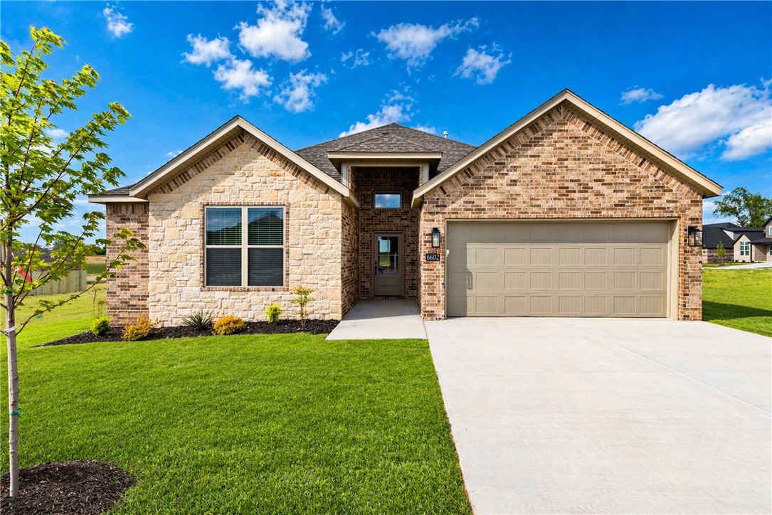 Check out this beautiful new construction home located in one of Bentonville’s hottest communities.  This 3 bed 2 bath home is built by a local builder and backed by a new home warranty.  This open floor plan has built-in cabinets in the living room, granite countertops throughout the home, large master shower/tub combo with a spacious walk-in closet. Community pool being built and should be ready by summer!  Don’t miss out on this one!