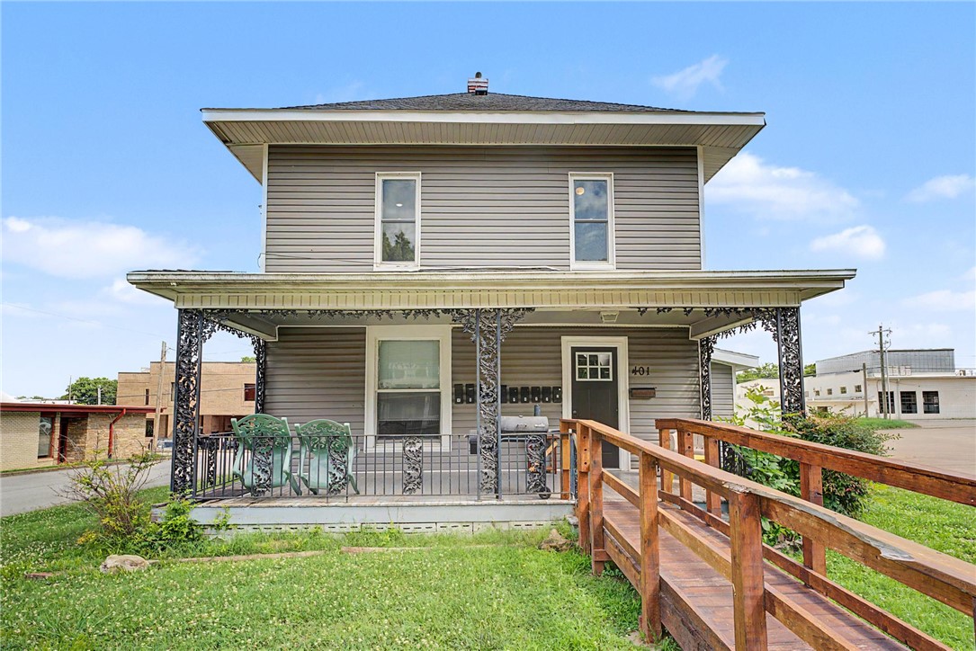 Exceptional investment opportunity in the heart of downtown Siloam Springs! This unique Victorian-style property is currently configured as a 10-unit rental complex featuring six 1-bedroom, 1-bath units, three studio units, and one 2-bedroom unit, offering outstanding income-producing potential. With approximately 4,372 square feet, the property provides multiple avenues for investors, developers, or owner-users.

Significant improvements have already been completed, including a replaced roof, numerous updated windows, and extensive interior remodeling throughout the property. Continue operating as an apartment complex and capitalize on the strong rental demand in downtown Siloam Springs, or explore alternative uses such as converting the property back into a grand single-family residence, professional office space, boutique business, mixed-use development, or other approved uses.

$100,000 opening bid.