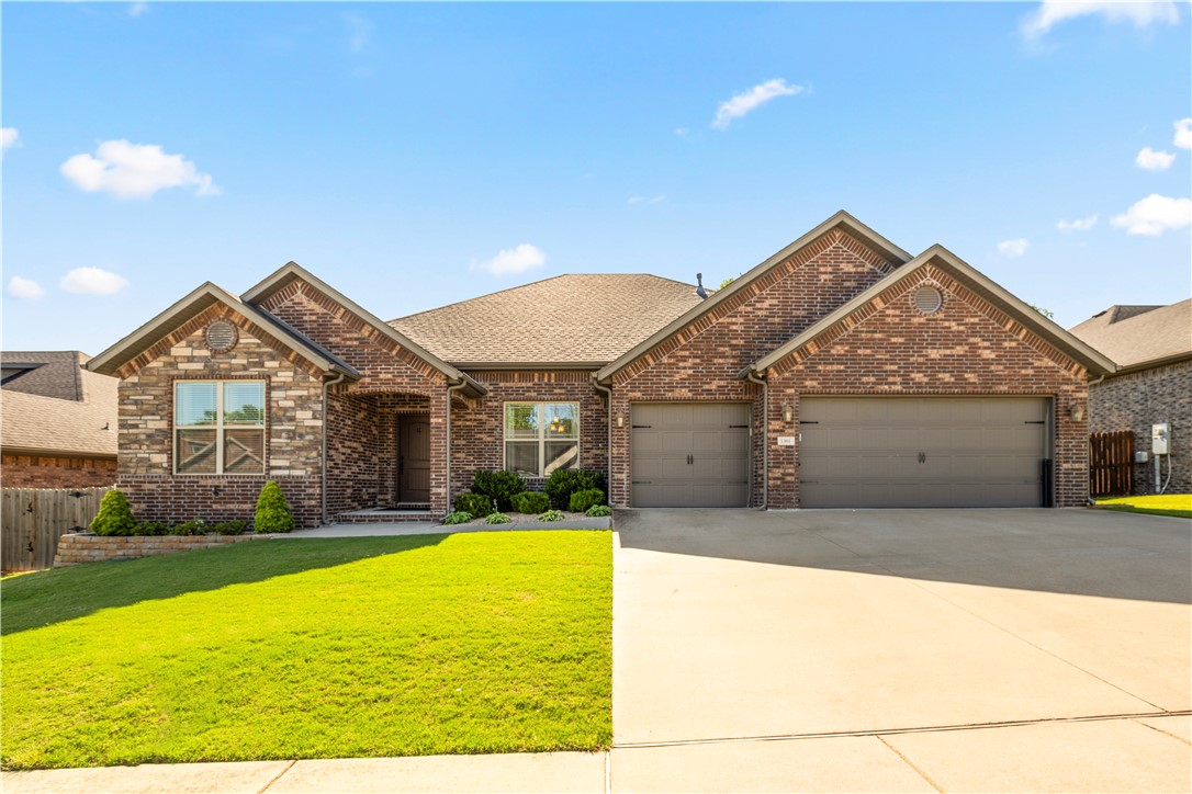 Beautifully maintained 4-bedroom, 2.5-bath home offering 2,537 sq ft in desirable Cave Springs within the highly sought-after Bentonville School District. Inside, you’ll find a bright, open-concept layout filled with natural light and freshly painted interiors, creating a clean, move-in ready feel. The home offers spacious bedrooms, flexible living areas, and a functional flow designed for both everyday living and entertaining. The outdoor space adds to the appeal with a private, wooded backdrop, extended patio, outdoor kitchen with built-in grill, and a brick fire pit—perfect for relaxing or hosting. Conveniently located with easy access to Bentonville, Rogers, shopping, dining, parks, and major employers, this home offers the ideal combination of comfort, space, and location.