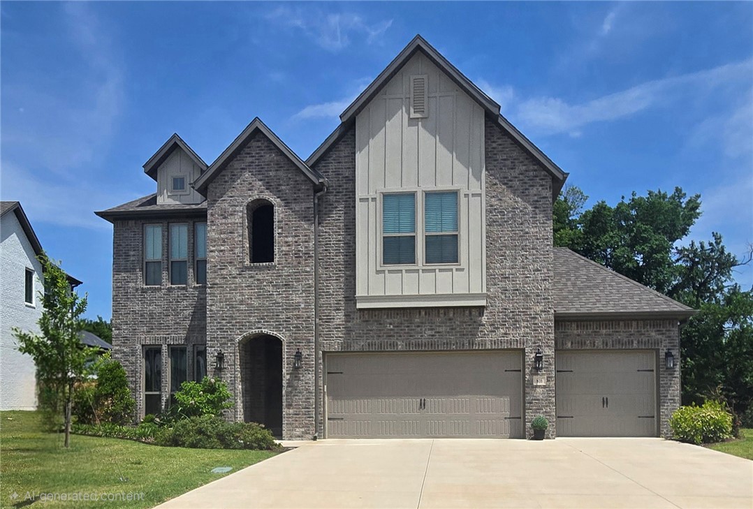 Welcome to your dream home at 816 Post Way, perfectly nestled in the highly sought-after Allen’s Mill community of Cave Springs, AR. This stunning 2,477 sq. ft. modern masterpiece beautifully blends premium craftsmanship with everyday functionality.Step inside to a bright, wide-open floor plan designed for effortless entertaining and seamless daily living. The chef-inspired kitchen stands as the heart of the home, boasting elegant quartz countertops, high-end built-in appliances, a spacious walk-in pantry, and an adjacent breakfast nook. Relax in the grand family room anchored by a cozy fireplace and custom built-ins, or retreat to the luxurious main-floor master suite featuring tray ceilings, double vanities, a deep soaking tub, and a custom tile shower. Up the stairs, a massive game room offers the ultimate flexible space alongside three additional large bedrooms. Enjoy the premium details of a tankless water heater, a massive 3-car garage, and a covered back patio looking out onto a manicured yard.
