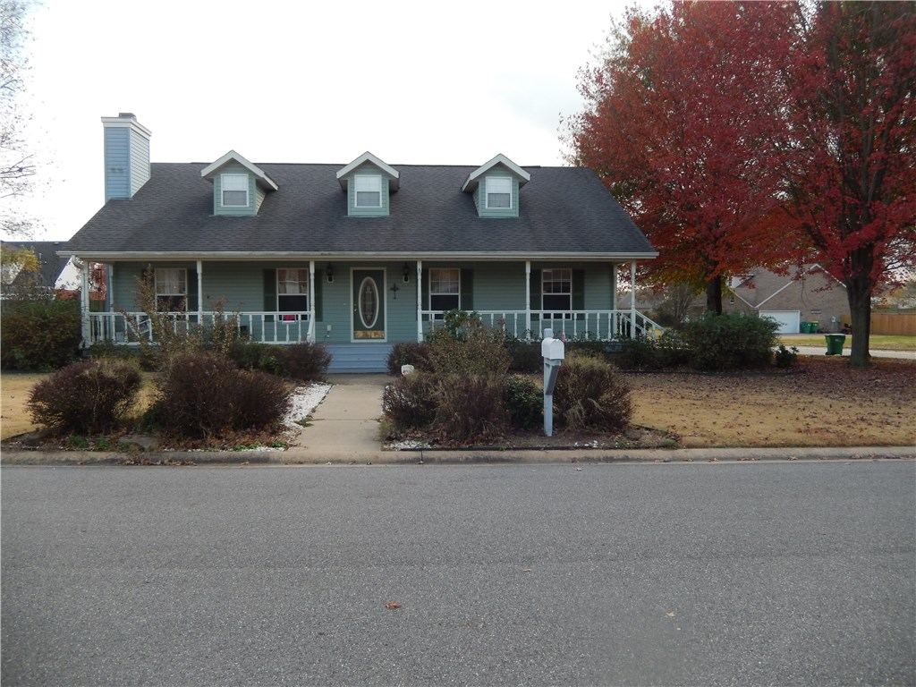 Swing on your huge front porch! Really nice 3 bedroom 2 bath home. 2d story waiting to be finished out. Spacious living room with cozy fireplace! Large eat-in kitchen with bay window dining! Double garage! Huge fenced backyard and nice deck! HVAC and Roof have transferable warranties.
