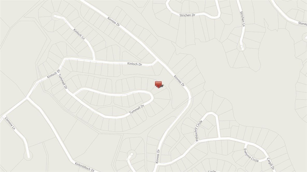 Highlands lot not too far from Branchwood.  Sloping for possible walk-out plan.