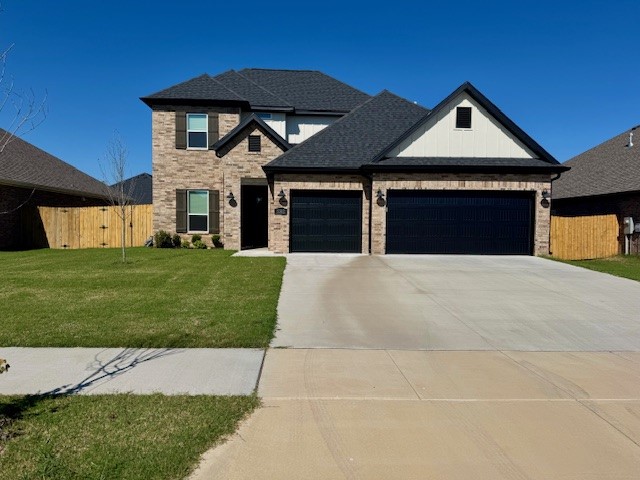 Welcome home to this stunning 4-bedroom, 2.5-bath house with a spacious 3-car garage and 2,485 sq. ft. of living space! This modern home offers an open-concept floor plan with plenty of natural light, a large kitchen with stainless steel appliances, and a cozy living area perfect for family time or entertaining. The primary suite features a luxurious en-suite bath and generous closet space.  Close to parks, trails, restaurants and shopping.