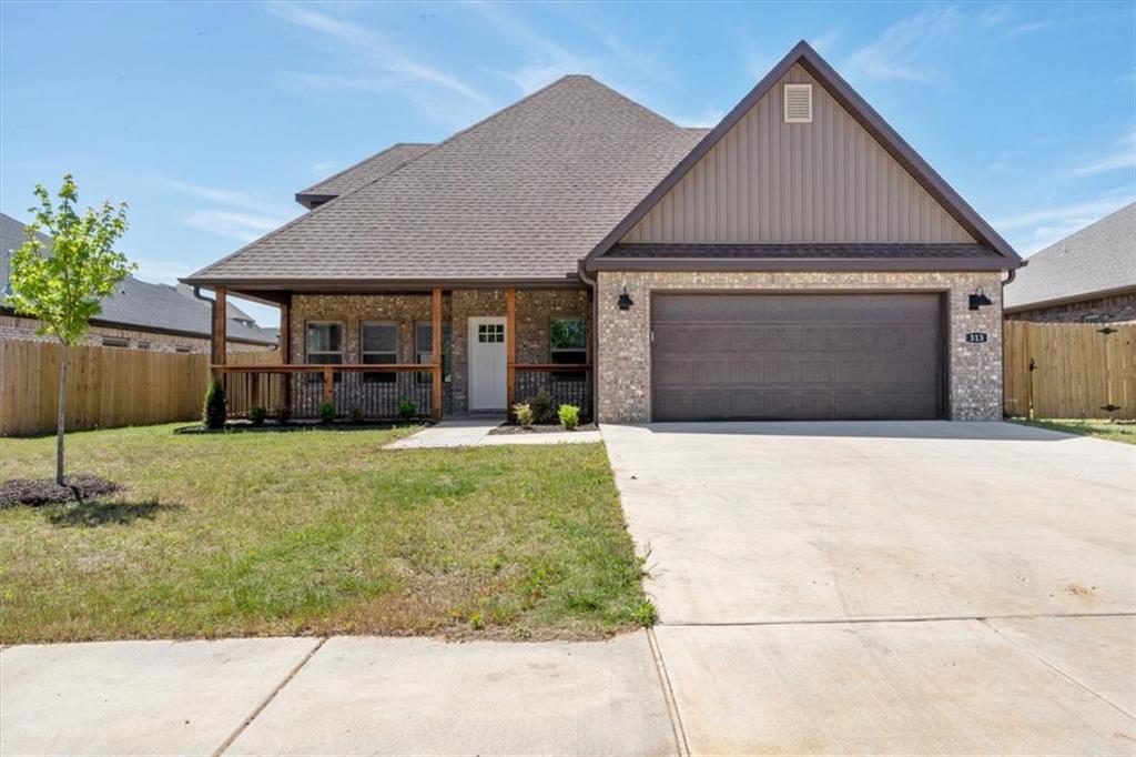 This beautifully designed two-level brick home features an open floor plan, perfect for modern living. Enjoy cooking in the modern kitchen equipped with a dishwasher, oven, & microwave, all complemented by elegant granite countertops. The spacious living area seamlessly flows into the dining space, ideal for entertaining. Retreat to the backyard, complete with a wood privacy fence & a covered patio, perfect for outdoor relaxation. This home boasts dual vanities in all bathrooms, providing convenience & style for the whole family. With its contemporary finishes & thoughtful layout, this property is a must-see.
